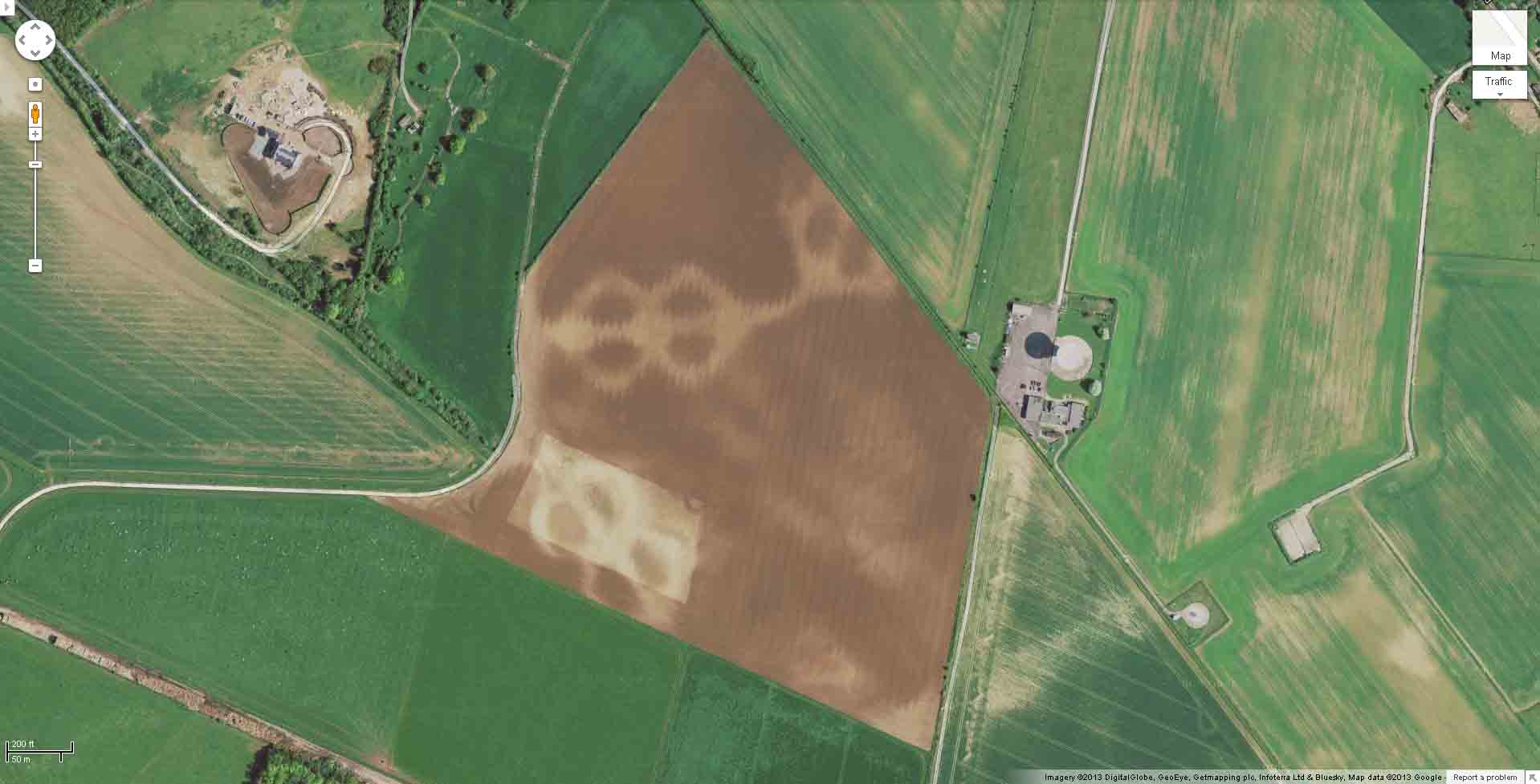 Google Image of Wheat Field Taken Jan. 2013